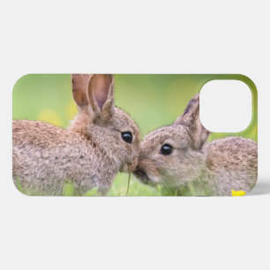 Cutest Baby Animals Bunny Kiss iPhone 13 Case