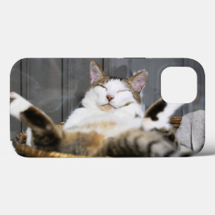 Cutest Baby Animals Cat in Bed iPhone 13 Case