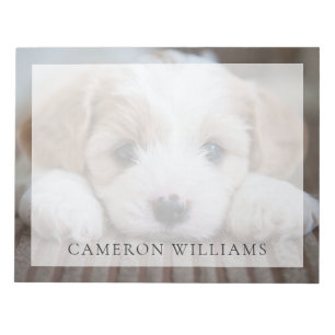Cutest Baby Animals Cavashon Puppy Notepad