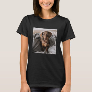 Cutest Baby Animals   Chocolate Dapple Dachshund T-Shirt