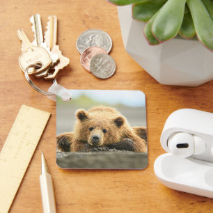 Cutest Baby Animals   Coastal Brown Bear Cub Keychain