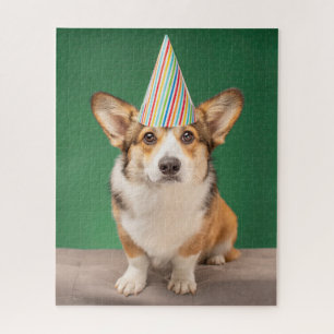 Cutest Baby Animals   Corgi Birthday Puppy Jigsaw Puzzle