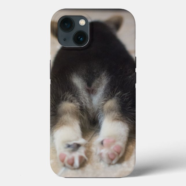 Cutest Baby Animals | Corgi Puppy Behind Case-Mate iPhone Case (Back)
