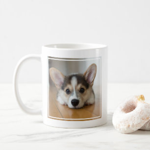 Cutest Baby Animals Corgi Puppy Looking Coffee Mug
