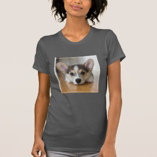 Cutest Baby Animals Corgi Puppy Looking T-Shirt