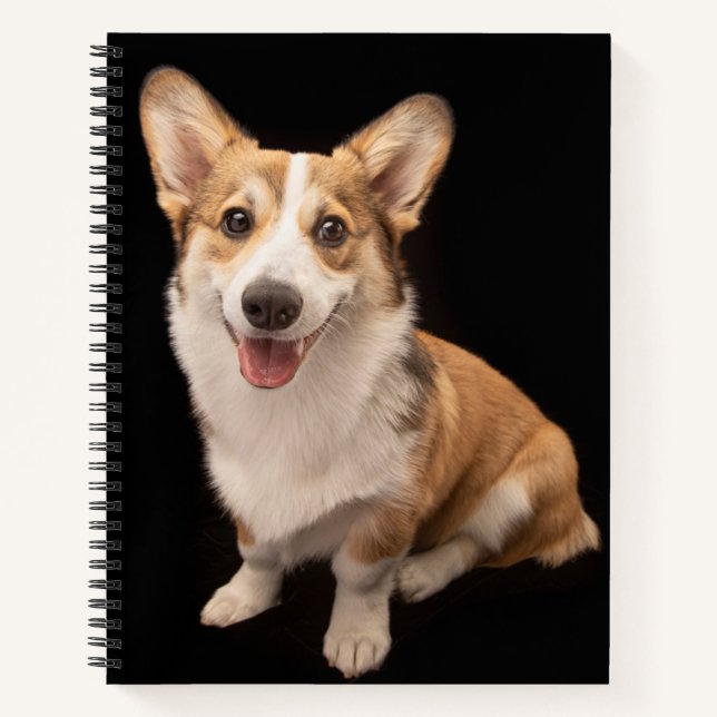 Cutest Baby Animals | Corgi Puppy Smile Notebook (Front)