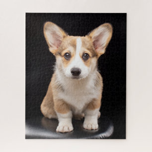 Cutest Baby Animals Corgi Puppy Standing Tall Jigsaw Puzzle