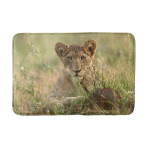 Cutest Baby Animals   Cute Baby Lion Cub Bath Mat