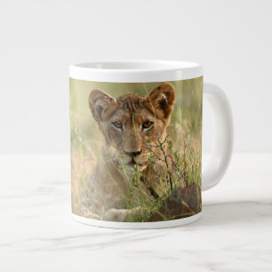 Cutest Baby Animals Cute Baby Lion Cub Large Coffee Mug