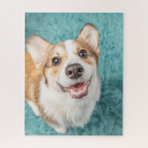 Cutest Baby Animals Cute Corgi Puppy Smile Jigsaw Puzzle