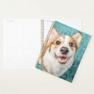 Cutest Baby Animals Cute Corgi Puppy Smile Planner