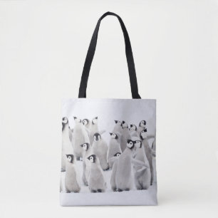 Cutest Baby Animals   Emperor Penguin Chicks Tote Bag