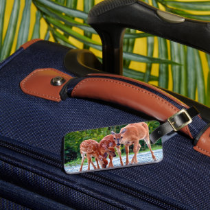 Cutest Baby Animals   Fawn with Babies Luggage Tag