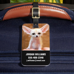 Cutest Baby Animals   Fennec Fox Luggage Tag
