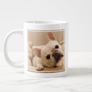 Cutest Baby Animals French Bulldog Head Tilt Large Coffee Mug