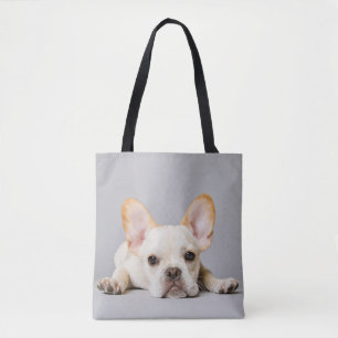 Cutest Baby Animals   French Bulldog Lying Down Tote Bag
