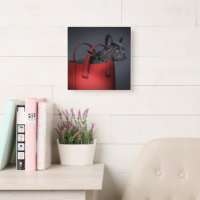 Cutest Baby Animals | French Bulldog Red Hand Bag