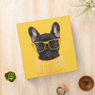Cutest Baby Animals   French Bulldog Sunglasses Binder