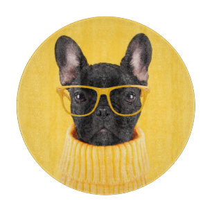 Cutest Baby Animals   French Bulldog Sunglasses Cutting Board