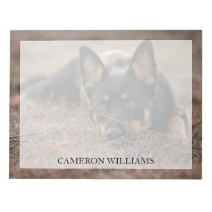 Cutest Baby Animals German Shepherd Puppy Notepad