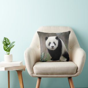 Cutest Baby Animals Giant Panda Baby Throw Pillow