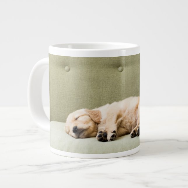 Cutest Baby Animals | Golden Retriever Puppy 2 Large Coffee Mug (Front Left)