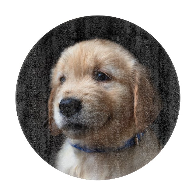 Cutest Baby Animals | Golden Retriever Puppy Cutting Board (Front)