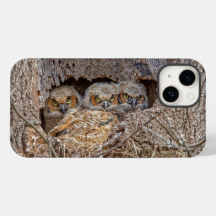 Cutest Baby Animals   Great Horned Chicks Case-Mate iPhone 14 Case