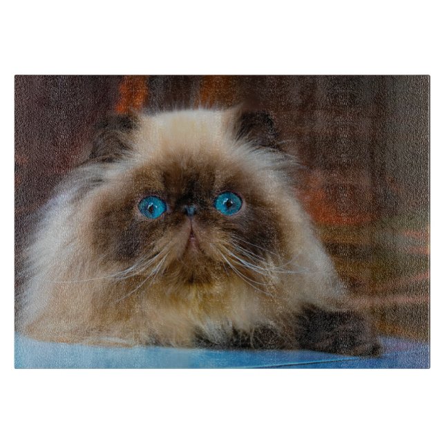 Cutest Baby Animals | Himalayan Cat Cutting Board (Front)