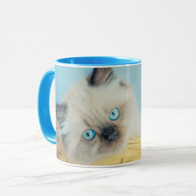 Cutest Baby Animals | Himalayan Seal Point Cat Mug (Front Left)