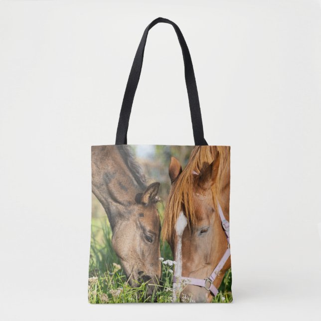 Cutest Baby Animals | Horse Colt Tote Bag (Front)
