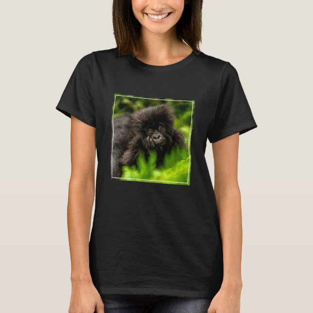 Cutest Baby Animals | Infant Mountain Gorilla T-Shirt (Front)