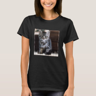 Cutest Baby Animals   Kitten on Piano Keys T-Shirt
