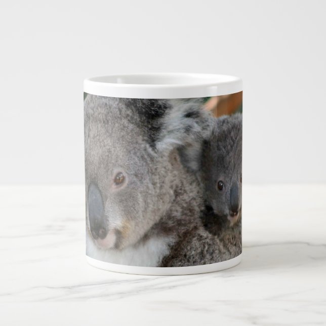 Cutest Baby Animals | Koala and Joey Large Coffee Mug (Front)