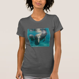 Cutest Baby Animals Manatee & Baby T-Shirt