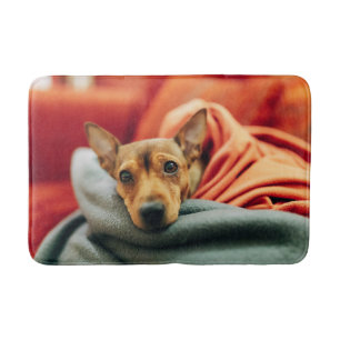 Cutest Baby Animals   Miniature Pinscher Bath Mat