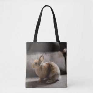 Cutest Baby Animals   Netherland Dwarf Rabbit Tote Bag