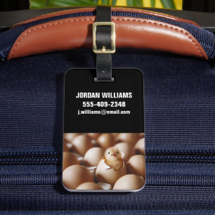 Cutest Baby Animals New Baby Chick Luggage Tag