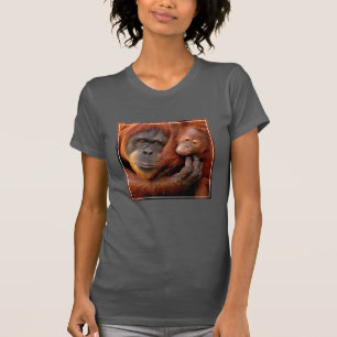 Cutest Baby Animals Orangutan Mom & Baby T-Shirt