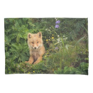 Cutest Baby Animals   Red Fox at Umnak Alaska Pillowcase