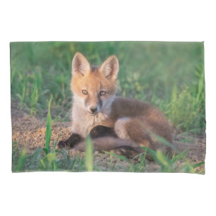 Cutest Baby Animals   Red Fox Kit Relaxing Pillowcase
