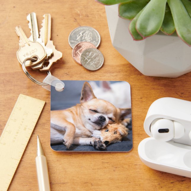 Cutest Baby Animals | Red-haired Chihuahua Dog Keychain (Desk)