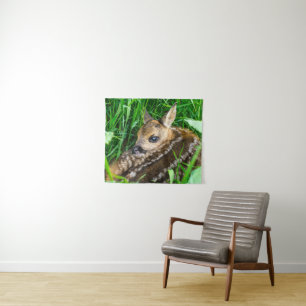 Cutest Baby Animals   Roe Deer Baby Tapestry