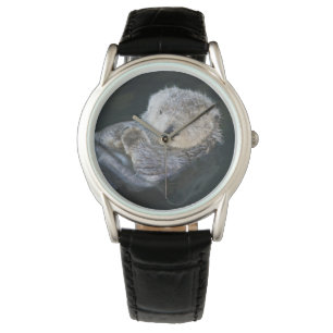 Cutest Baby Animals   Sea Otter Floating Watch