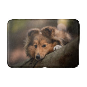 Cutest Baby Animals   Shetland Sheepdog Puppy Bath Mat