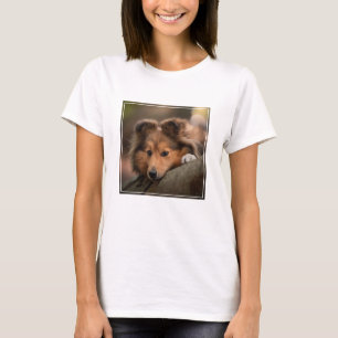 Cutest Baby Animals   Shetland Sheepdog Puppy T-Shirt