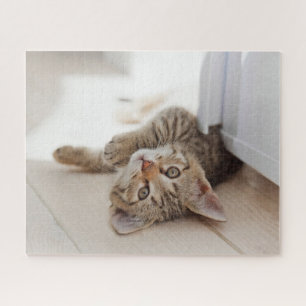 Cutest Baby Animals Shorthair Tabby Kitten Jigsaw Puzzle