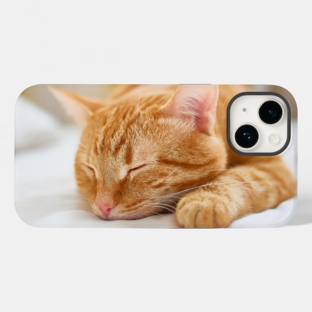 Cutest Baby Animals | Sleeping Ginger Cat Case-Mate iPhone Case (Back (Horizontal))