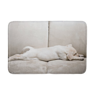 Cutest Baby Animals   Sleepy Yellow Labrador Puppy Bath Mat