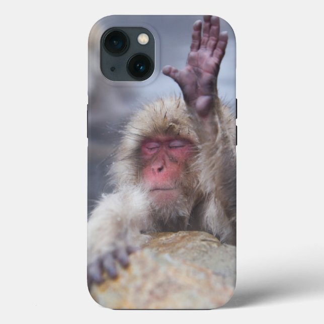 Cutest Baby Animals | Snow Monkey Face Case-Mate iPhone Case (Back)